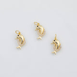 18K Gold PVD Dolphin charm - Tarnish Resistant