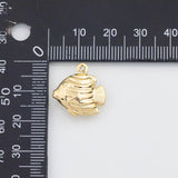18K Gold PVD Tropical Fish Charm - Tarnish Resistant