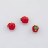18K Gold PVD Apple fruit charm - Tarnish Resistant