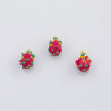 18K Gold PVD Dragon fruit charm - Tarnish Resistant
