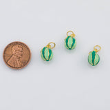 18K Gold PVD Watermelon fruit charm - Tarnish Resistant