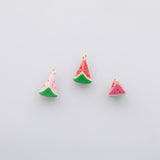 Watermelon Enamel Charm 18K Gold PVD Ion Plated Tarnish Resistant