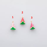Watermelon Enamel Charm 18K Gold PVD Ion Plated Tarnish Resistant