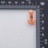 Colorful Squid Enamel Charm 18K Gold PVD Ion Plated Tarnish Resistant