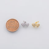 Double Heart Charm 18K Gold PVD Ion Plated Tarnish Resistant