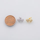 Double Heart Charm 18K Gold PVD Ion Plated Tarnish Resistant