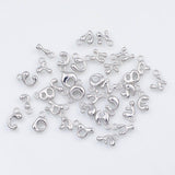 Silver Bubble Puffy Letter charm PVD Plated Tarnish Resistant about 10x10mm zx-bb56