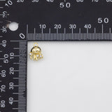 18K Gold PVD Octopus Charm - Tarnish Resistant