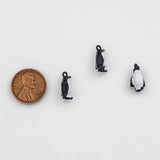 18K Gold PVD Penguin enamel - Tarnish Resistant