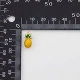 18K Gold PVD Pineapple fruit Charm - Tarnish Resistant