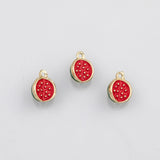 18K Gold PVD Watermelon fruit Charm - Tarnish Resistant