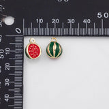 18K Gold PVD Watermelon fruit Charm - Tarnish Resistant