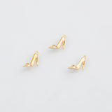 18K Gold PVD High heel shoes woman's shoe Charm C - Tarnish Resistant