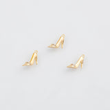 18K Gold PVD High heel shoes woman's shoe Charm C - Tarnish Resistant
