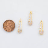 18K Gold PVD Clothespin Charm - Tarnish Resistant