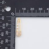 18K Gold PVD Clothespin Charm - Tarnish Resistant
