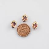 18K Gold PVD Rose flower - Tarnish Resistant