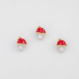 18K Gold PVD Mushroom charm - Tarnish Resistant