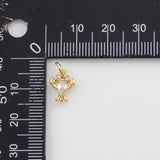 Gold PVD Plated Lobster Charms 8x10mm Tarnish Resistant