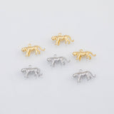 Tiger Charm Gold PVD Plated Tarnish Resistant