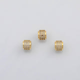 18K Gold PVD Large Hole Beads pndora or charm bracelet - Tarnish Resistant