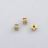 18K Gold PVD Large Hole Beads pndora or charm bracelet - Tarnish Resistant
