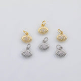 18K Gold PVD Evil eye charm s Gold Charms - Tarnish Resistant