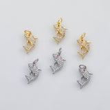 18K Gold pvd Dolphin charm s Charms - Tarnish Resistant