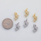 18K Gold PVD Dolphin charm s Charms - Tarnish Resistant