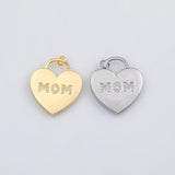18K Gold pvd Mom mother's day charm - Tarnish Resistant