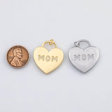 18K Gold PVD Mom mother's day charm - Tarnish Resistant
