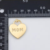 18K Gold PVD Mom mother's day charm - Tarnish Resistant