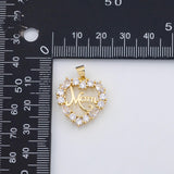 18K Gold PVD Mom mother's day charm - Tarnish Resistant
