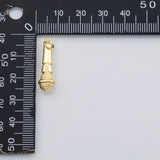 18K Gold PVD Microphone charm s Charms - Tarnish Resistant