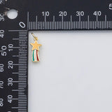 18K Gold PVD Star charm koi gold Star charm 22K s Charms - Tarnish Resistant