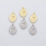 18K Gold PVD Birth month flower charm rose s Charms - Tarnish Resistant