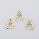 18K Gold PVD Dainty lotus charm s Charms - Tarnish Resistant