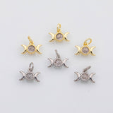 18K Gold PVD Moon charm s Charms - Tarnish Resistant