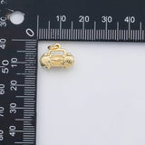 18K Gold PVD Stereo boom box charm s Charms - Tarnish Resistant