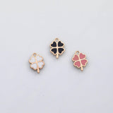 18K Gold PVD Clover charm 22k s Gold Charms - Tarnish Resistant