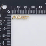 18K Gold PVD PERFECT word charm s Charms - Tarnish Resistant