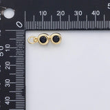 18K Gold PVD Sunglasses beach charm s Charms - Tarnish Resistant