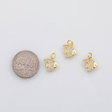 18K Gold PVD Angel fish tropical fish charm charm charm s Charms - Tarnish Resistant