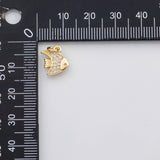 18K Gold PVD Angel fish tropical fish charm charm charm s Charms - Tarnish Resistant