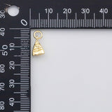 18K Gold PVD Fish Head charm charm charm s Charms - Tarnish Resistant