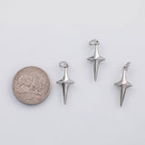 18K Gold PVD Cross charm s Gold Charms - Tarnish Resistant