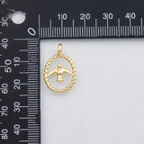 18K Gold PVD Dove of peace charm s Gold Charms - Tarnish Resistant