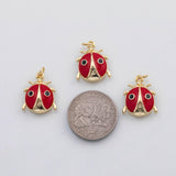 18K Gold PVD Carrot charm s Gold Charms - Tarnish Resistant