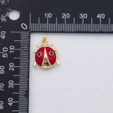18K Gold PVD Carrot charm s Gold Charms - Tarnish Resistant