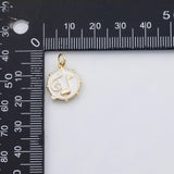 18K Gold PVD Musical note charm s Gold Charms - Tarnish Resistant